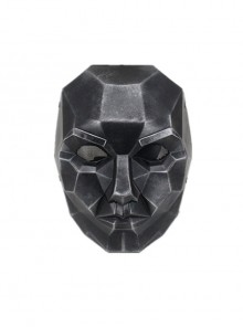 Handsome Grim Mechanical Metal Adult Full Face Resin Mask Halloween Masquerade CS Shooting Protection Mask