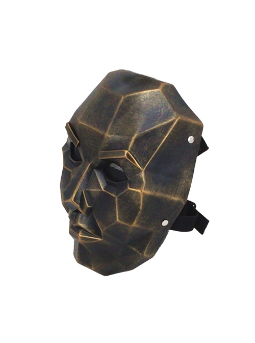Handsome Grim Mechanical Metal Adult Full Face Resin Mask Halloween Masquerade CS Shooting Protection Mask