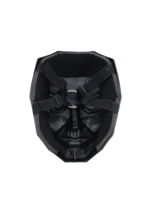 Handsome Grim Mechanical Metal Adult Full Face Resin Mask Halloween Masquerade CS Shooting Protection Mask