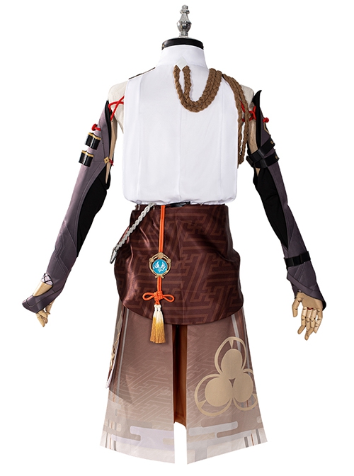 Game Genshin Impact Shikanoin Heizou Original Outfit Halloween Cosplay Costume Set