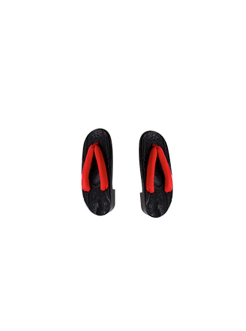 Game Genshin Impact Shikanoin Heizou Original Outfit Halloween Cosplay Accessories Clogs Shoes