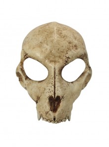Wolf Skull Skeleton Modeling Halloween Party Haunted House Stage Performance Adult Horror Thriller Full Face Resin Mask