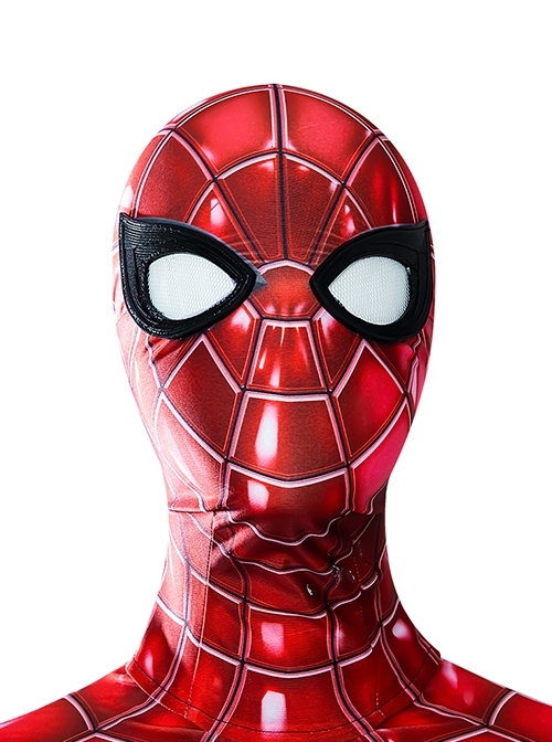 Game Marvel's Spider-Man Peter Parker Mark 4 Battle Suit Halloween Cosplay Accessories Headcover