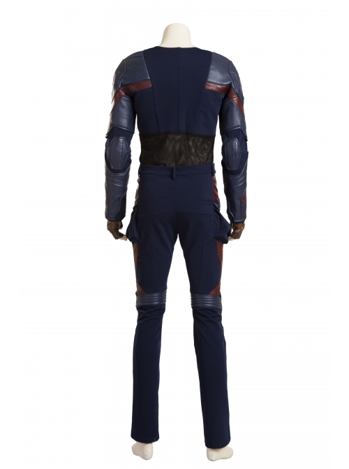 Captain America Civil War Captain America Cosplay Upgraded Version Costume Base Top