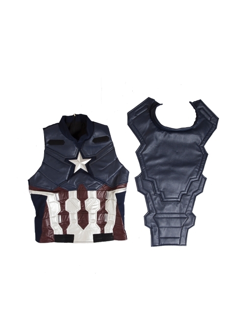 Captain America Civil War Captain America Cosplay Upgraded Version Costume Vest