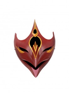 Genshin Impact Childe Tartaglia Red Demon King Armed Halloween Party Masquerade Adult Full Face Resin Mask