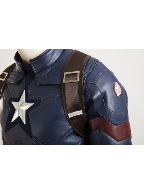 Captain America Civil War Captain America Cosplay Costume Upgraded Version Back Straps