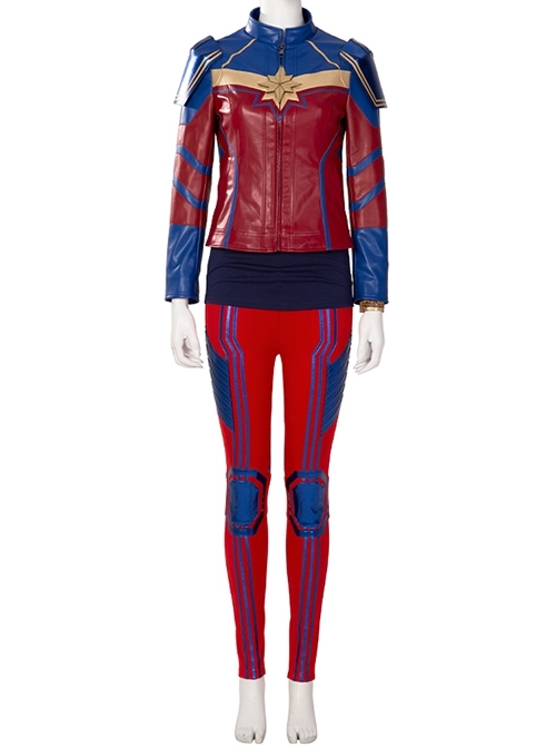 TV Drama Ms Marvel Kamala Khan Battle Suit Halloween Cosplay Costume Set