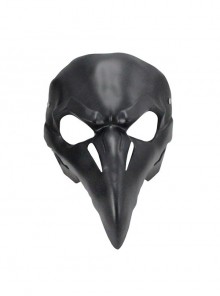 OW Overwatch Reaper Iron Crow Pink Beak Doctor Pioneer Halloween Adult Full Face Resin Mask