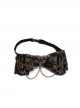 Brown-crackled Steampunk Adjustable Metal Decorative Bow Tie