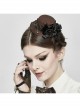 Brown-crackled Steampunk Adjustable Metal Decorative Bow Tie