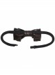 Brown-crackled Steampunk Adjustable Metal Decorative Bow Tie