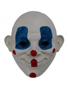 Blue Eye Shadow Batman New Style Funny Clown Robber Mask Halloween Masquerade Haunted House Adult Full Face Resin Mask