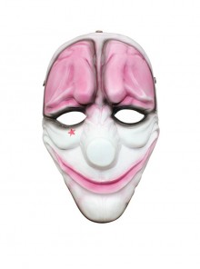 Payday 2 Horror Red Head Robber Resin Mask Halloween Stage Performance Haunted House Demon Clown Full Face Mask