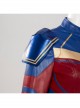 TV Drama Ms Marvel Kamala Khan Battle Suit Halloween Cosplay Costume Jacket And Shoulder Guards