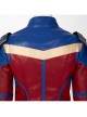 TV Drama Ms Marvel Kamala Khan Battle Suit Halloween Cosplay Costume Jacket And Shoulder Guards