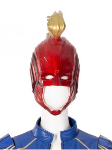 TV Drama Ms Marvel Kamala Khan Battle Suit Halloween Cosplay Accessories Red Helmet