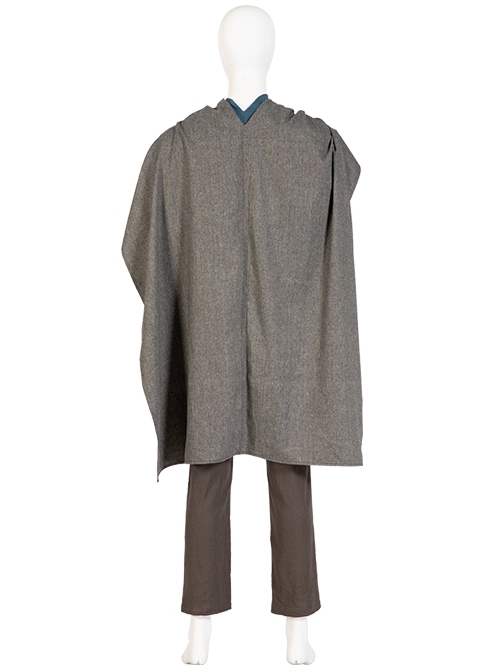 TV Drama Obi-Wan Kenobi Blue Suit Halloween Cosplay Costume Gray Cloak