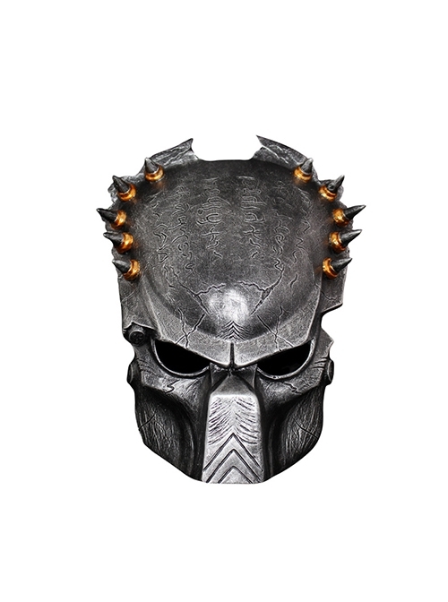 Horror Film Predator Same Paragraph Helmet Resin Mask Halloween Party Masquerade CS Shooting Adult Full Face Mask
