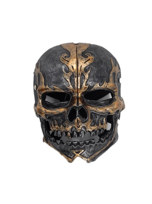 Pirates Of The Caribbean 5 Horror Skull Mask Halloween Thriller Party Masquerade CS Shooting Adult Full Face Resin Mask