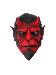 Hellboy Chimpanzee Orc Modeling Red Mask Halloween Party Masquerade Adult Full Face Resin Mask