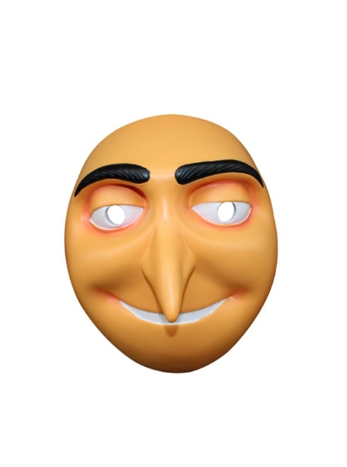 Cartoon Despicable Me Gru Cosplay Mask Halloween Party Masquerade Adult Full Face Resin Mask