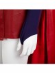 Supergirl Kara Zor-El Halloween Cosplay Costume Red Short Skirt