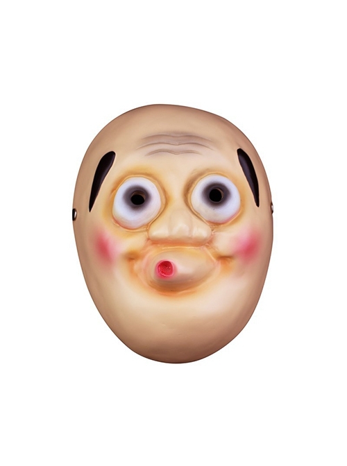 Wacky Funny Fire Man Japan Traditional Festival Mask Death Note Halloween Stage Performance Masquerade Adult Resin Full Face Mask