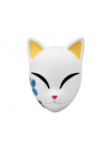 Cute Fox Modeling Adult Full Face Resin Mask Halloween Stage Performance Masquerade Mask Style 2