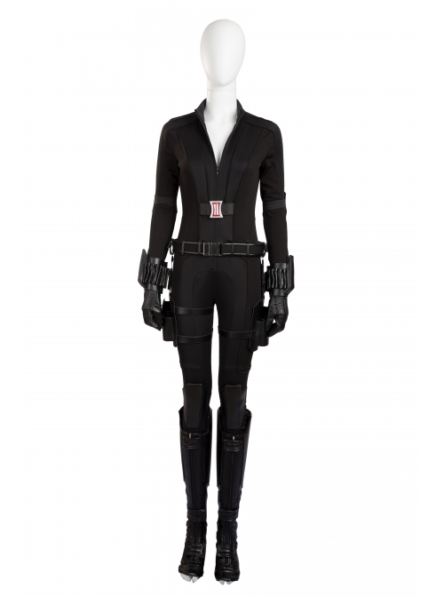 Captain America Civil War Black Widow Cosplay Costume Boot Covers And Knee Pads