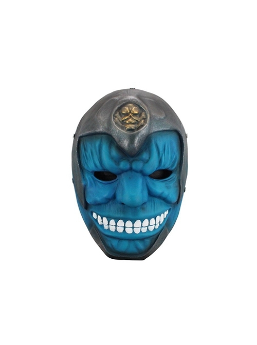 Big Nose Blue Face Helmet Man Halloween Horror Resin Mask Haunted House Masquerade Adult Full Face Mask