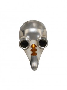 White Punk Resident Evil Horror Bird Beak Doctor Resin Mask Halloween Masquerade Stage Performance Adult Full Face Mask