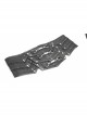 Silver Punk Metal Nail Decoration Non-Elastic Adjustable Leather Armor Belts