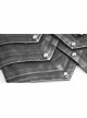Silver Punk Metal Nail Decoration Non-Elastic Adjustable Leather Armor Belts