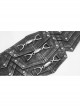 Silver Punk Metal Nail Decoration Non-Elastic Adjustable Leather Armor Belts