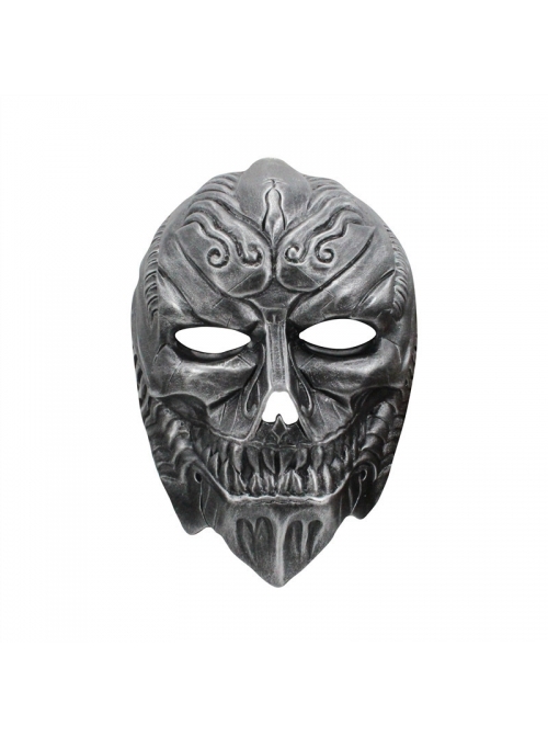 Payday Horror Sharp Teeth Skull Robber Mask Halloween Masquerade Haunted House Stage Performance Adult Full Face Resin Mask