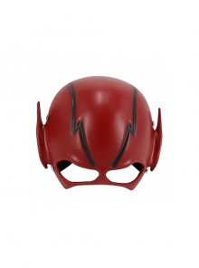 The Avengers Flashman Red Helmet Half Face Resin Mask Halloween Haunted House Party Masquerade Mask