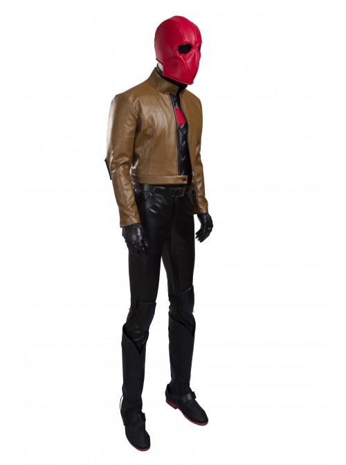 Batman Red Hood Jason Todd Black Trousers Halloween Cosplay Costume