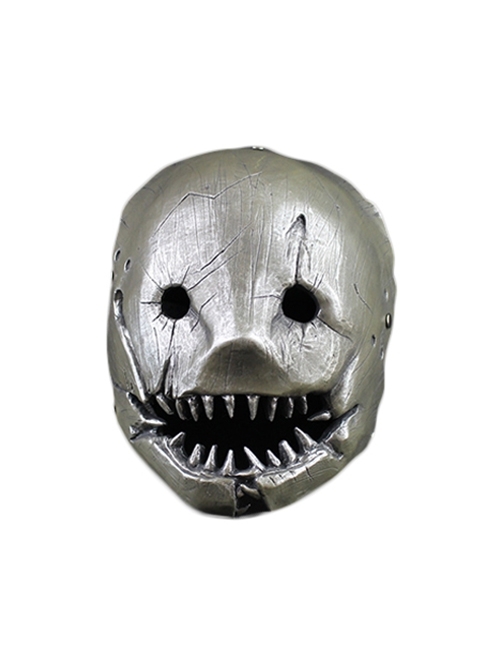 Horror Game Dead By Daylight Sawtooth Big Mouth Butcher Killer Mask Halloween Party Festival Masquerade Stage Performance Adult Full Face Resin Mask
