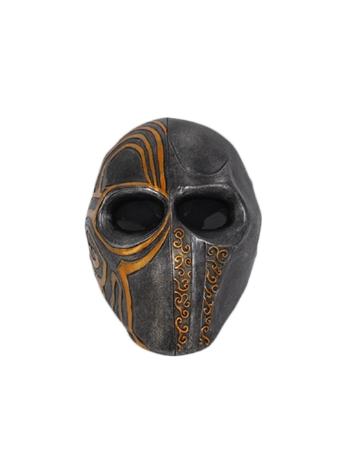 Skull Modeling Horror Spoof Haunted House Bar Halloween Party Decoration Adult Full Face Resin Mask Style 1