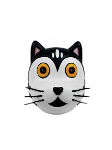The Mysterious Thief Yamaneko Same Paragraph Cute Spoof Cat Face Mask Halloween Festival Party Adult Full Face Resin Mask