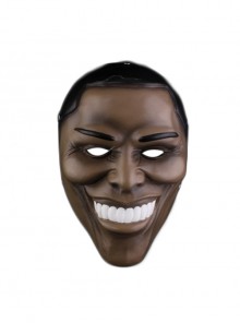 Payday 2 Exaggerate White Teeth Smiling Black Person Mask Halloween Party Masquerade Spoof Funny Adult Full Face Resin Mask