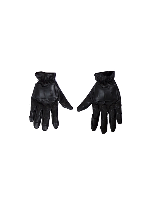 Batman Red Hood Jason Todd Halloween Cosplay Accessories Black Gloves