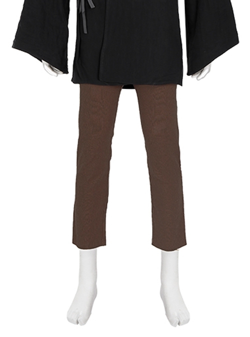 TV Drama Obi-Wan Kenobi Anakin Skywalker Outfit Halloween Cosplay Costume Brown Trousers