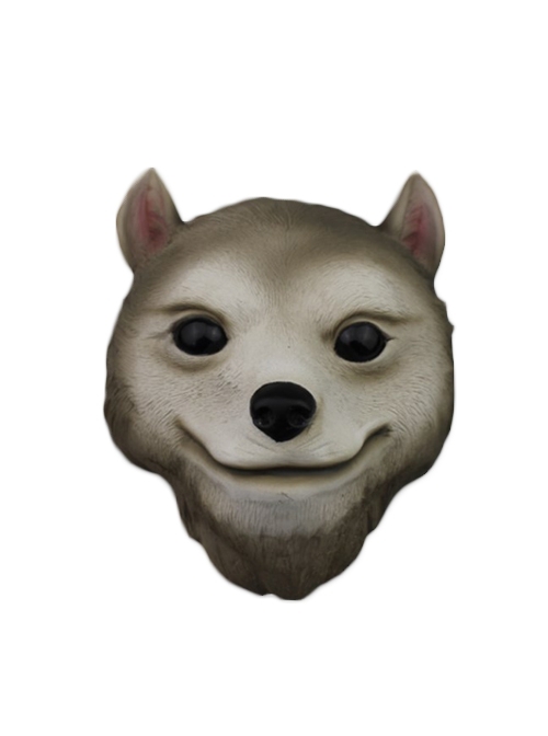 Board Game Werewolf Kills Wolf Cub Mask Halloween Party Masquerade Spoof Frighten Prop Adult Full Face Resin Mask