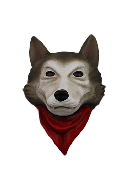 Board Game Werewolf Kills Big Wolf Mask Halloween Party Masquerade Spoof Frighten Prop Adult Full Face Resin Mask