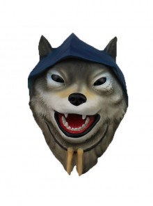 Board Game Werewolf Kills Wolf King Mask Halloween Party Masquerade Spoof Frighten Prop Adult Full Face Resin Mask