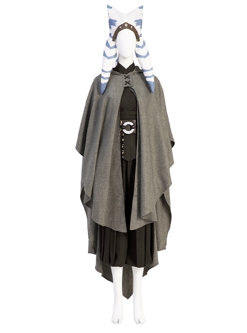 Star Wars The Mandalorian Ahsoka Tano Optimized Version Halloween Cosplay Costume Set