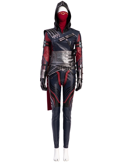 Game Apex Legends S13 Wraith Outfit Halloween Cosplay Costume Set