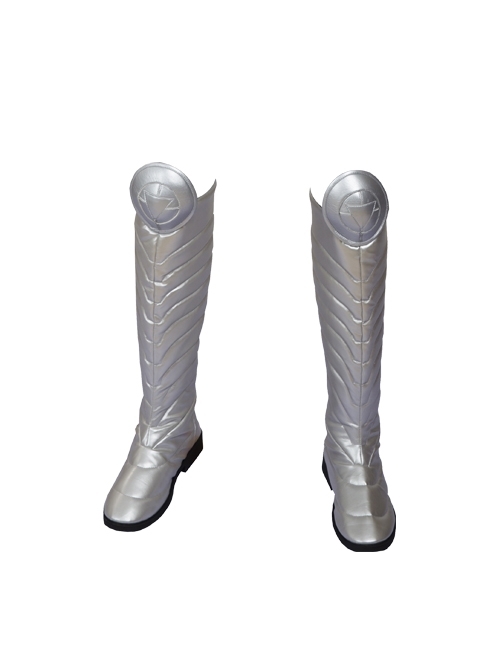 X-Men Gambit Remy LeBeau Halloween Cosplay Accessories Silver Boots